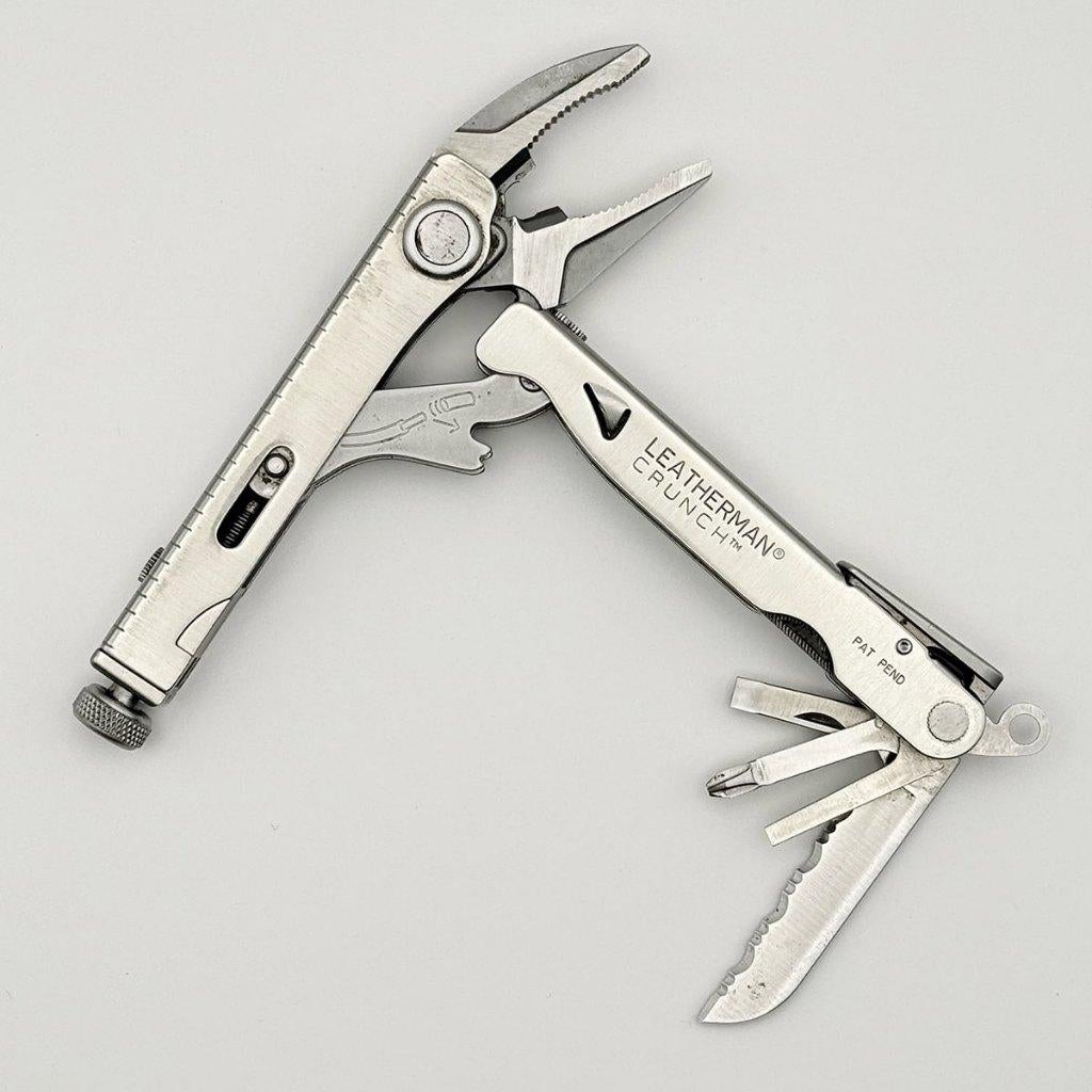 Leatherman Crunch multitool tang zakmes, Ophalen of Verzenden, Zo goed als nieuw
