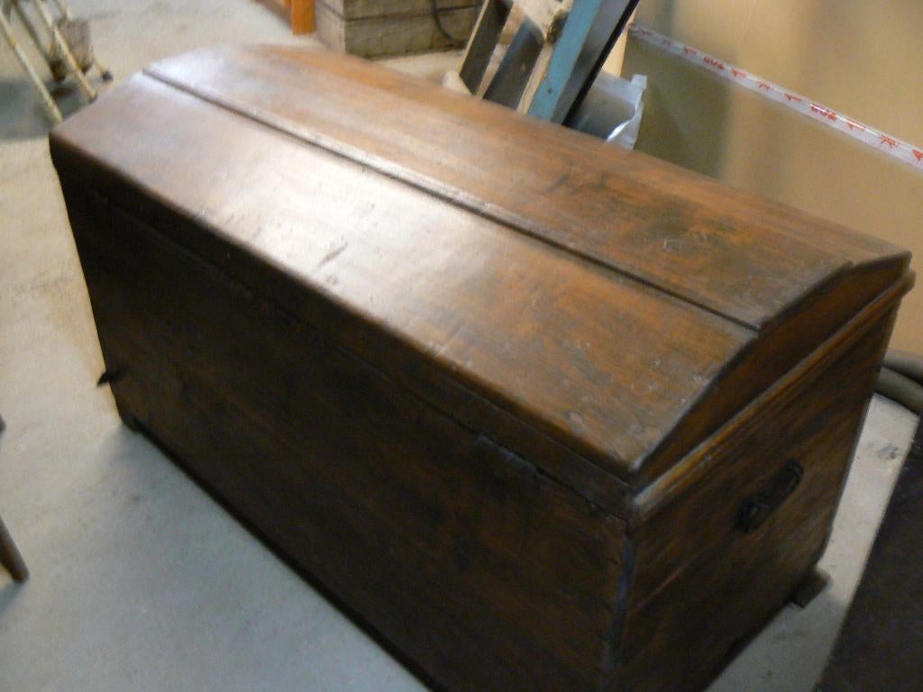 mooie decoratieve houten koffer, antiek, Huis en Inrichting, Kasten | Overige, Ophalen, Gebruikt