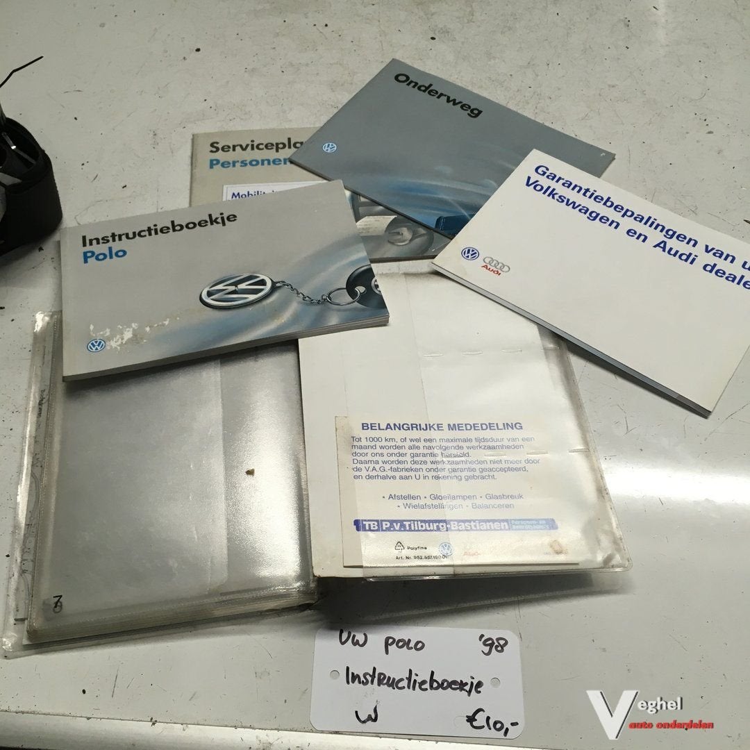 Vw Polo 1998  Instructieboekjes, Ophalen of Verzenden