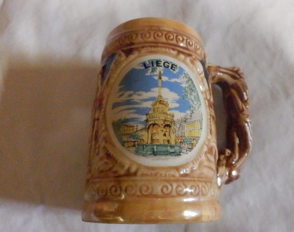 (9) -1 chope en gres de liege, Verre ou Verres, Enlèvement ou Envoi, Poterie rustique, Poterie
