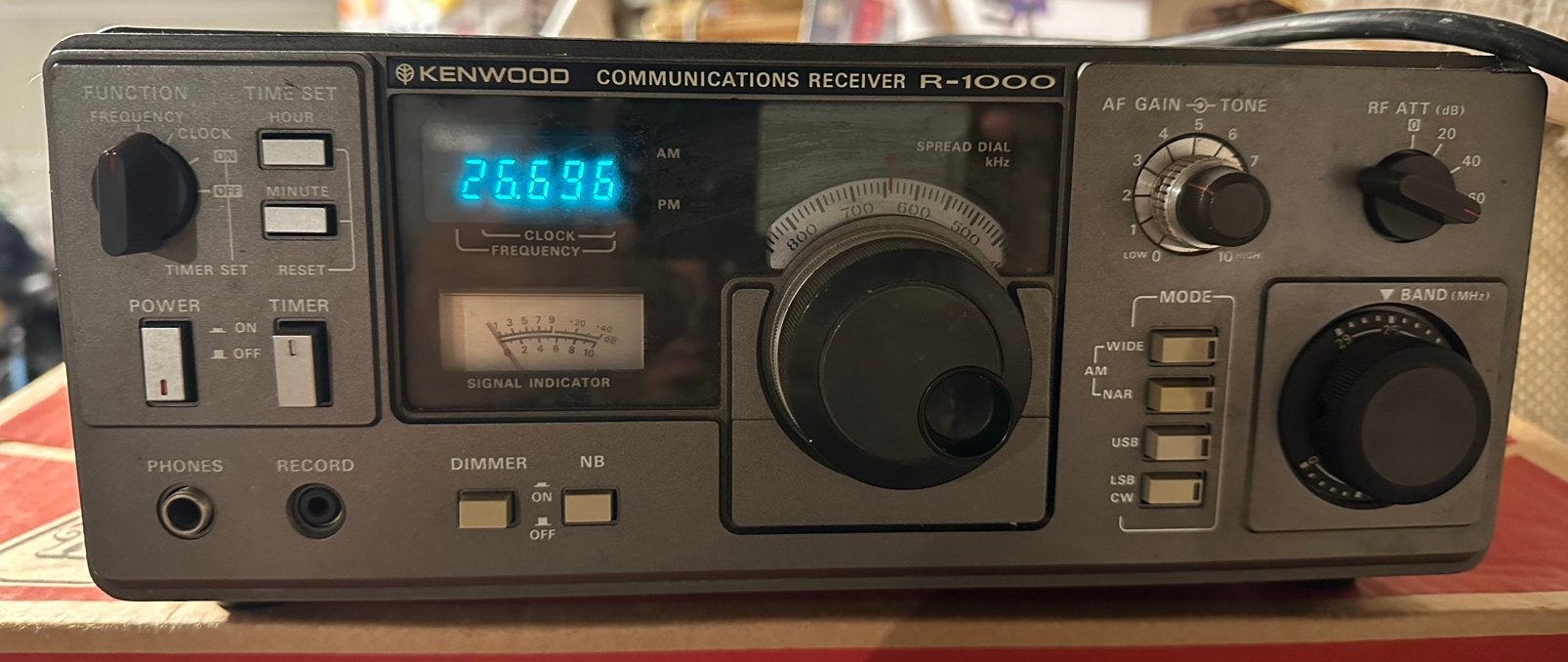 Kenwood r1000 recepteur, Télécoms, Enlèvement ou Envoi, Comme neuf, Récepteur