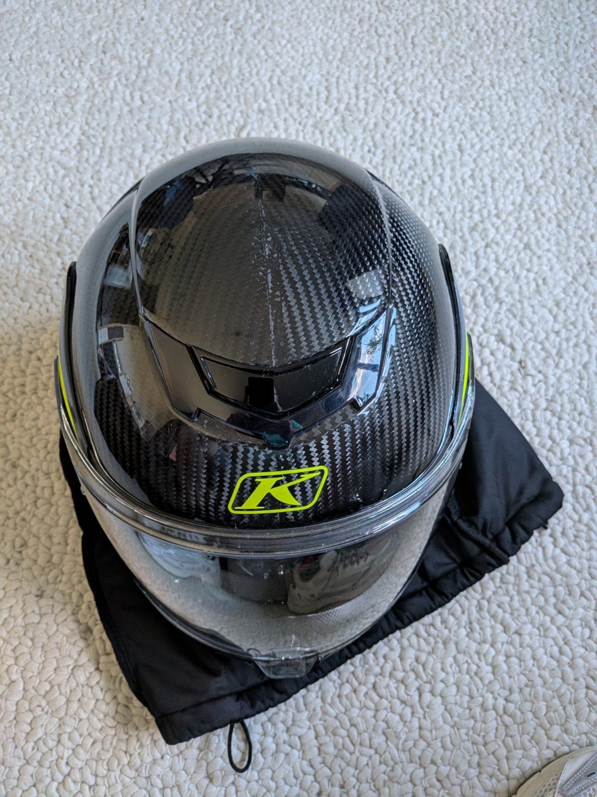 Klim tk1200 Carbon, Motoren, Kleding | Motorhelmen, Systeemhelm, Dames, XL, Tweedehands