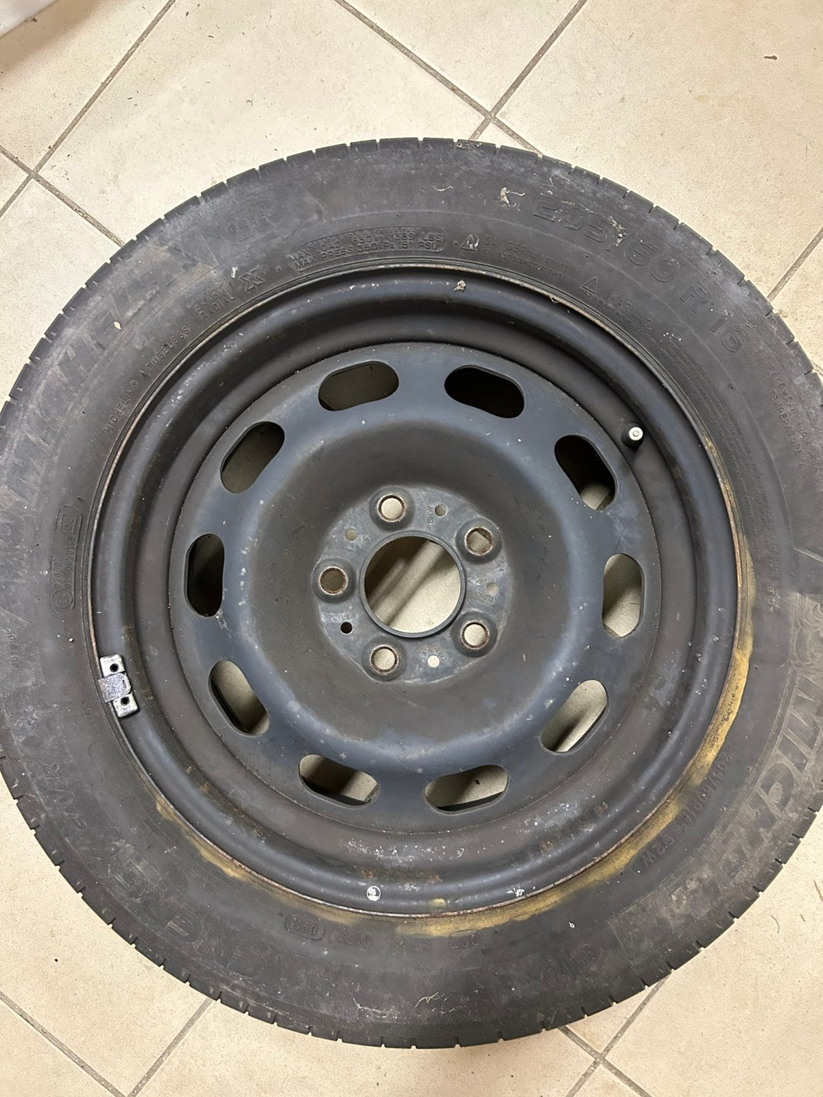 205 60 r16 stalen velgen + banden, Auto-onderdelen, Banden en Velgen, Ophalen, Gebruikt, Banden en Velgen, 205 mm