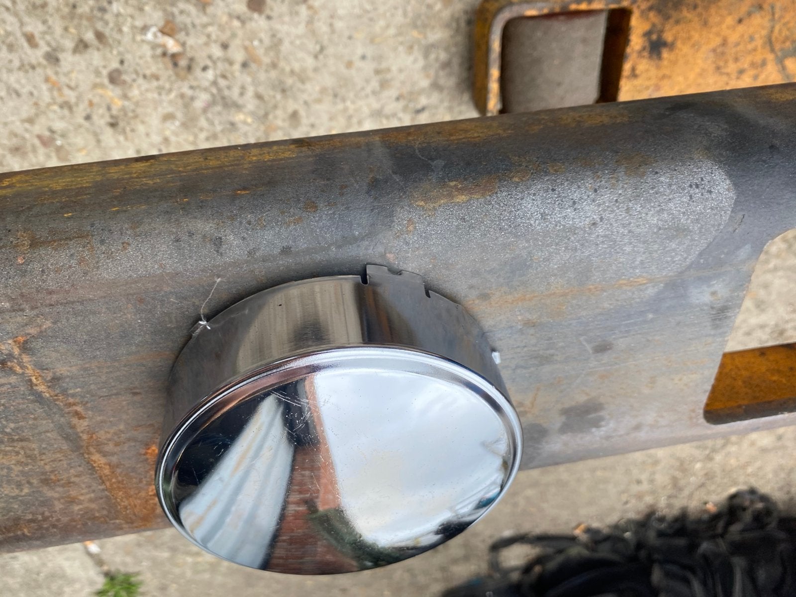 Ontstekingsdeksel chroom honda camino 1976, Fietsen en Brommers, Ophalen