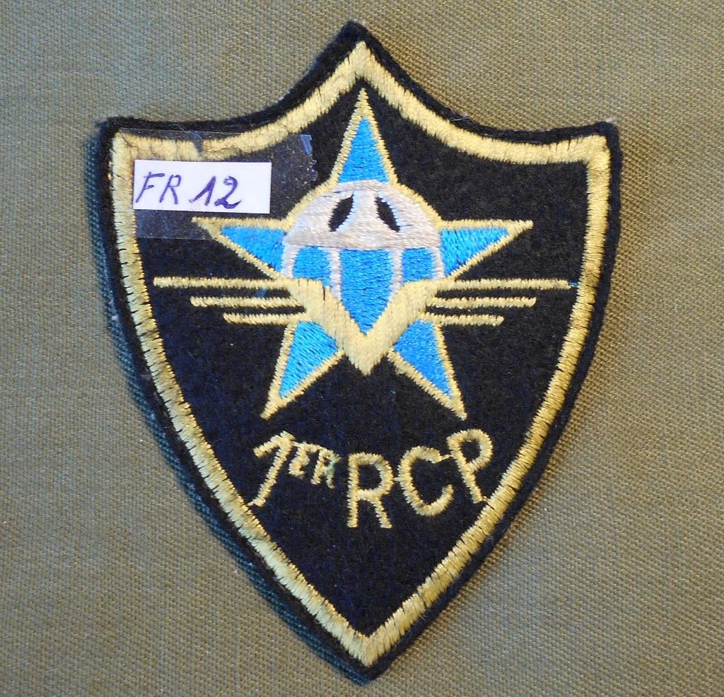 FRANCE / PARA / écusson 1er RCP., Envoi, Armée de terre, Emblème ou Badge