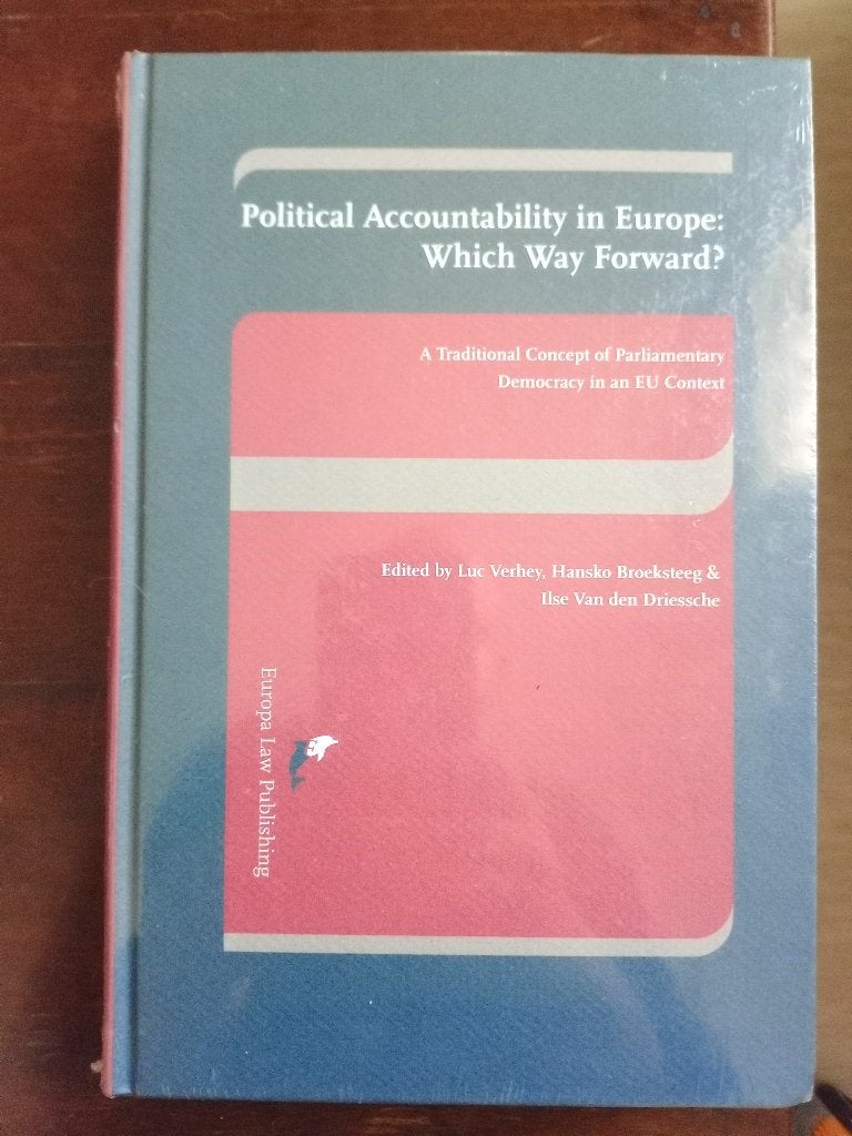 Political Accountability in Europe: Which Way Forward?, Ophalen of Verzenden, 20e eeuw of later, Nieuw, Divers auteurs