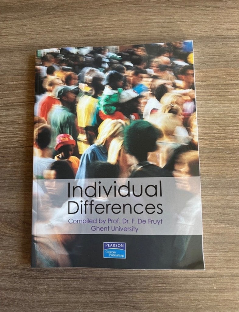 Differentiële Psychologie De Fruyt, F ., Boeken, Ophalen of Verzenden, Zo goed als nieuw, F. De Fruyt