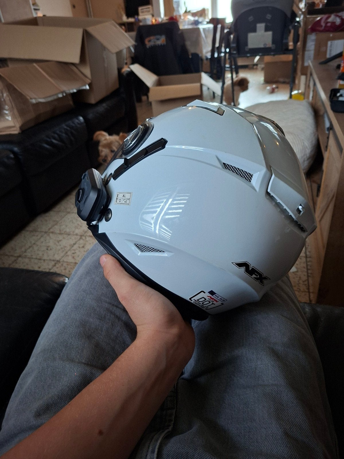 casque nfx plus intercom, Motos, Autres marques, Femmes, Enlèvement ou Envoi, XL
