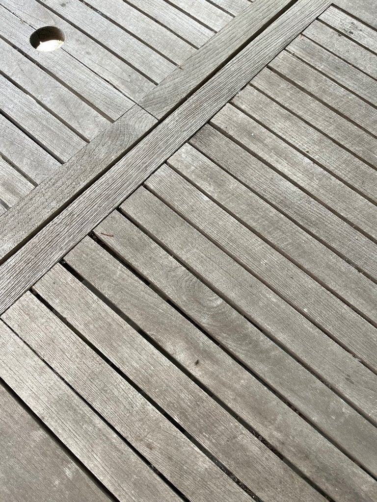 Tuintafel + 6 stoelen in Teak, Ophalen, Gebruikt, Teakhout, Ovaal