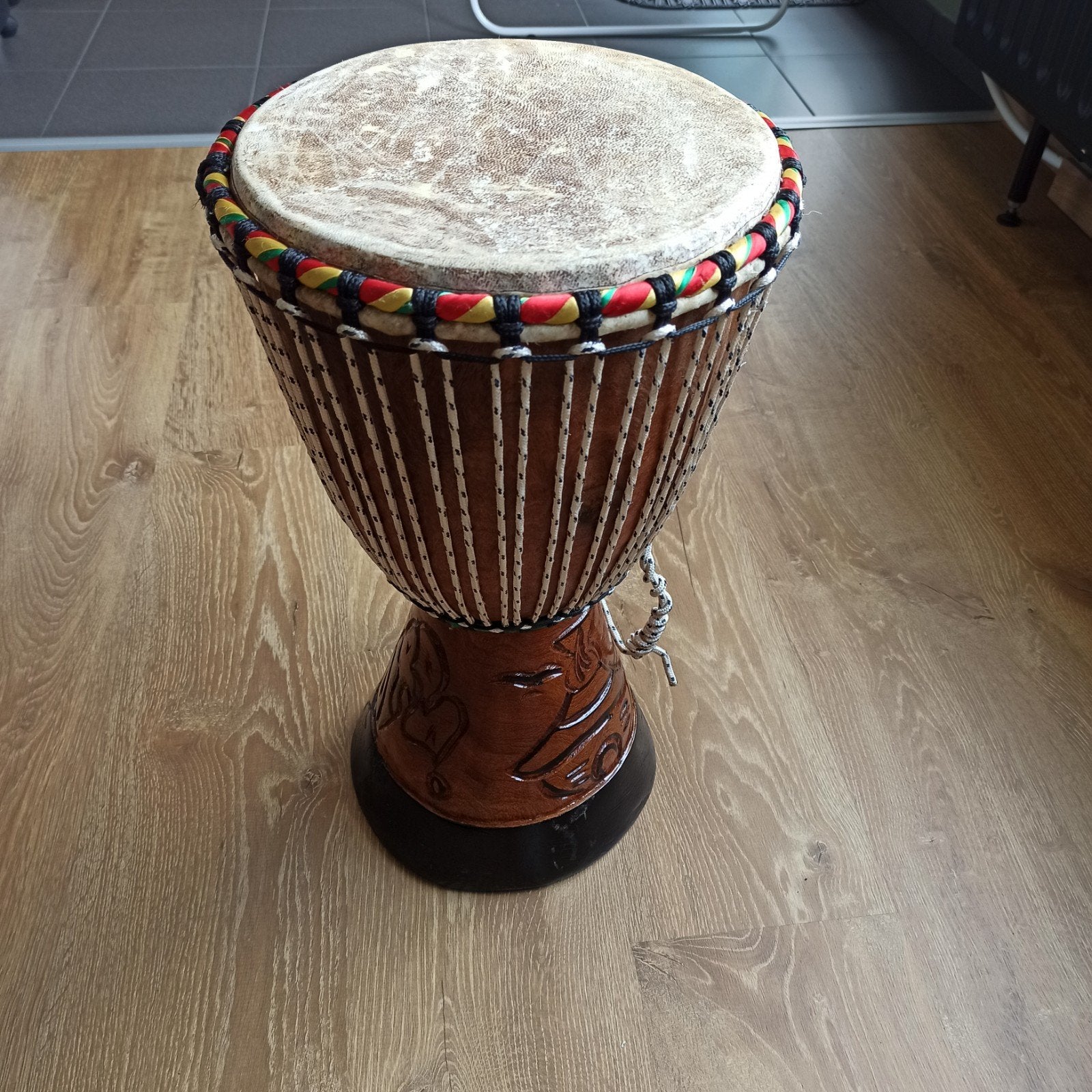Medium Djembé (50 cm), Ophalen of Verzenden, Gebruikt, Trommel