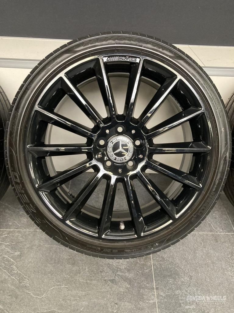 19” originele Mercedes A W177 AMG velgen + banden 5x112 A177, 19 inch, Gebruikt, -, -
