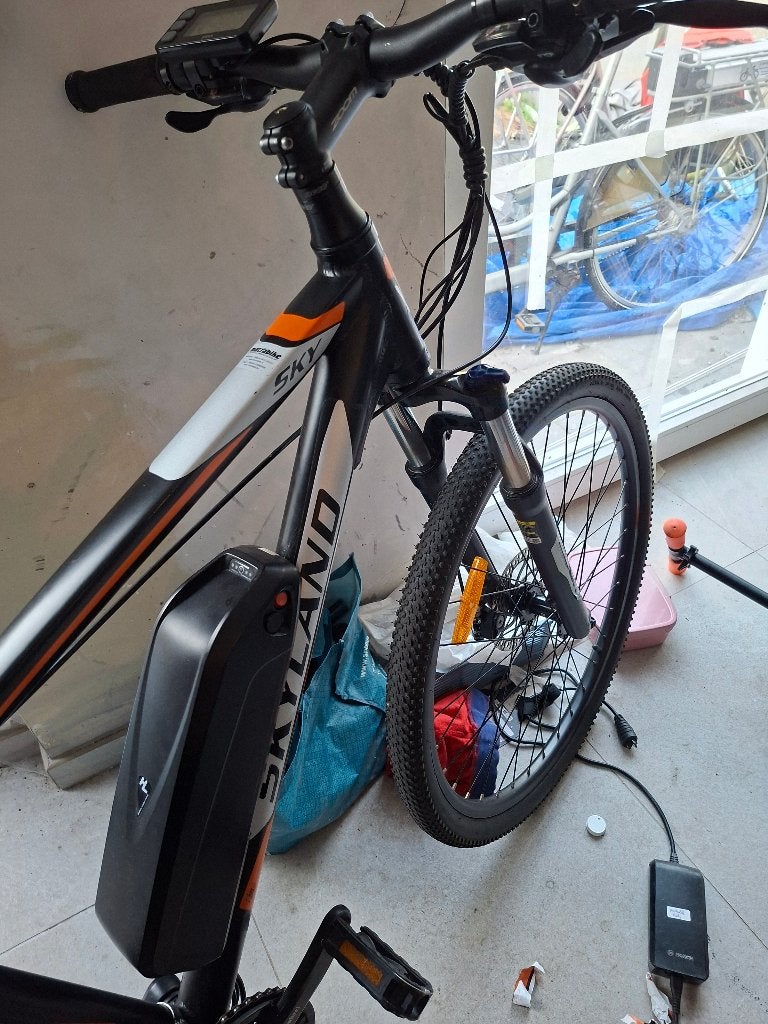 Electrishe mtb, Enlèvement, Utilisé, 50 km par batterie ou plus, Autres marques