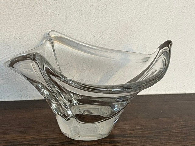 Vintage Daum fruitschaal kristal, Antiek en Kunst, Ophalen