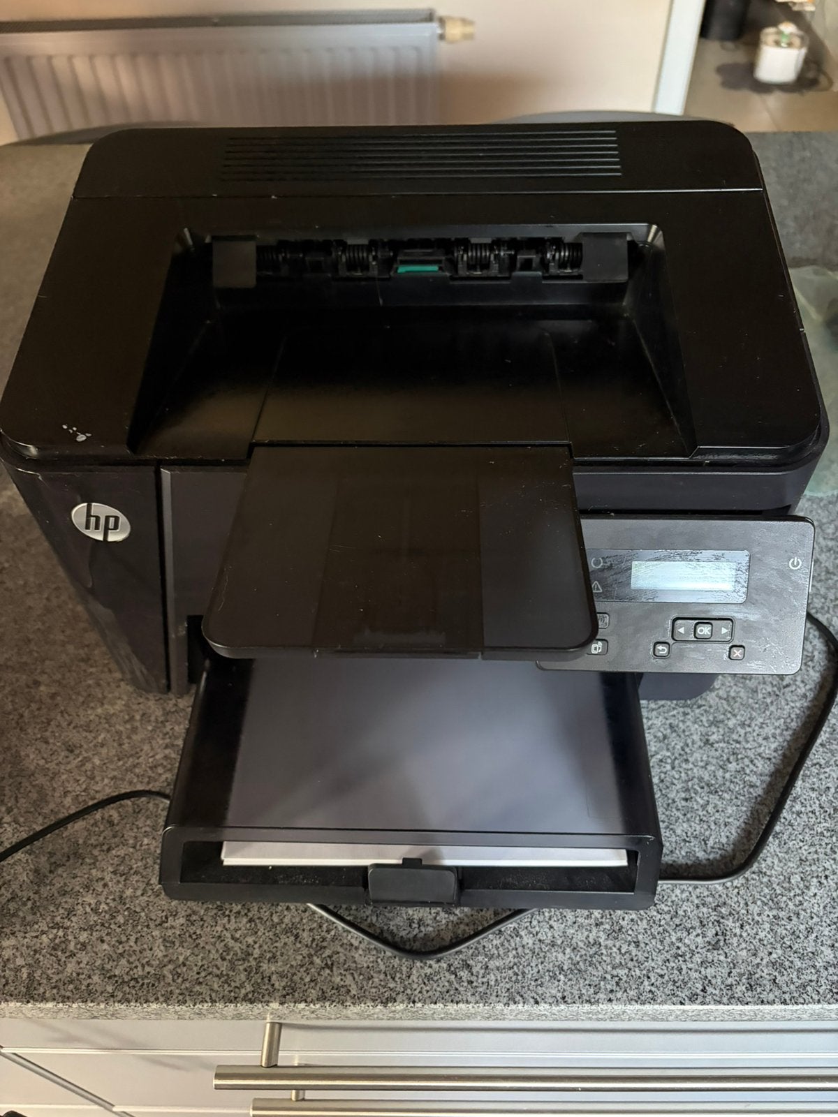 Laserjet pro m201 dw wifi, Computers en Software, Printers, Ophalen, Zwart-en-wit printen, Gebruikt, Ingebouwde Wi-Fi