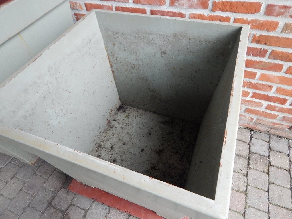 plantbakken 2stuks, Tuin en Terras, Ophalen, Gebruikt, Metaal, Balkon