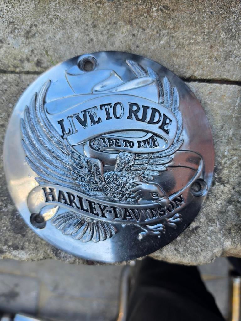 Live to ride derby cover shovelhead, Motoren, Ophalen