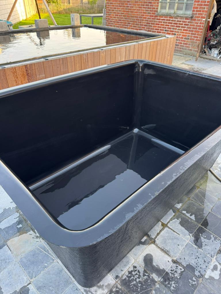 Polyester vijverbak, Tuin en Terras, Vijvers, Ophalen, Zo goed als nieuw
