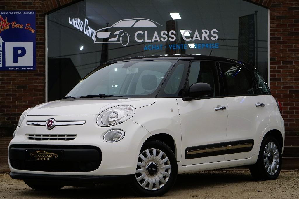 Fiat 500L 1.4i Pop Star AIRCO PDC CARNET CRUISE EU6B, Auto's, Fiat, Euro 6, 4 cilinders, Wit, 1368 cc