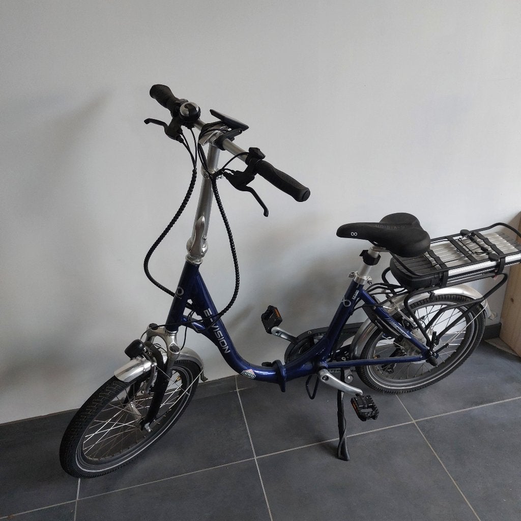 Vélo électrique pliable E-Vision Millet 20" - Prêt à rouler, Enlèvement, Neuf, 50 km par batterie ou plus