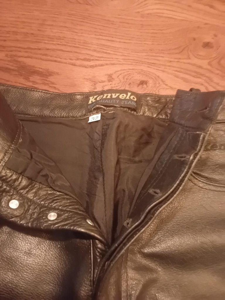 PANTALON MOTO EN CUIR, Motoren, Kleding | Motorkleding, Ophalen, Broek | leer, Heren, KENVELO