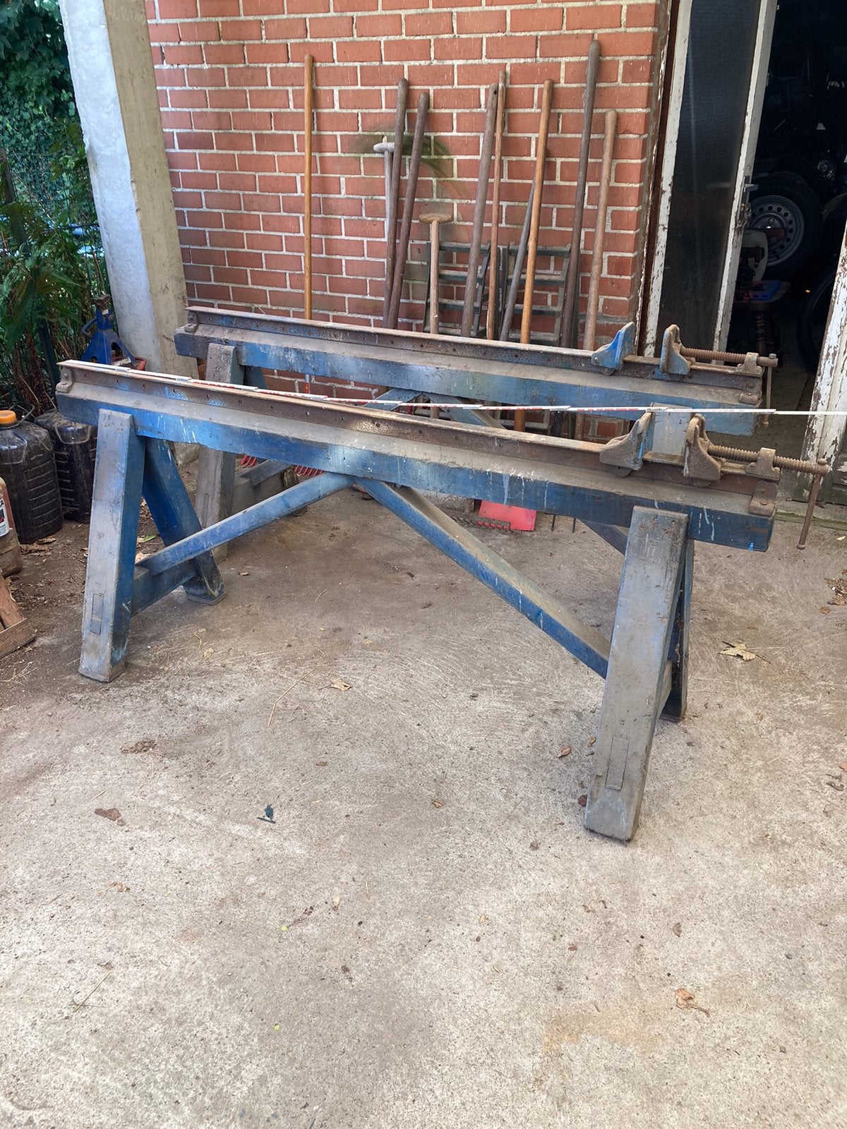 Presse d’attelier, Ophalen, Gebruikt, 120 tot 170 cm, Bankschroef