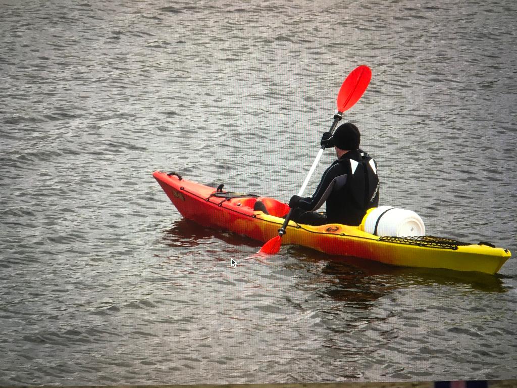 Kayak de mer, Kayak, Enlèvement, Avec pagaies, Une personne