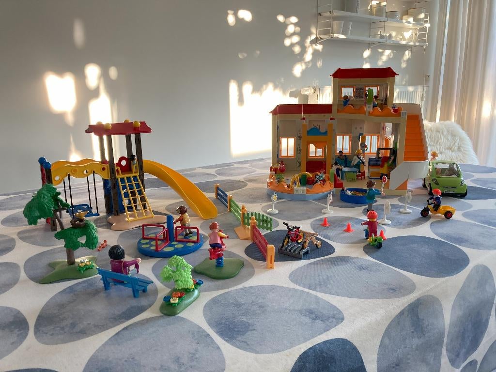 Playmobil kinderdagverblijf set (5567 t.e.m. 5573)., Enlèvement, Comme neuf, Ensemble complet