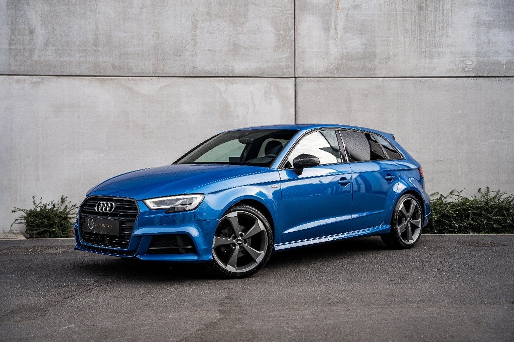 Audi A3 SPORTBACK*S-LINE*S-TRONIC, Automaat, 4 deurs, Euro 6, Blauw