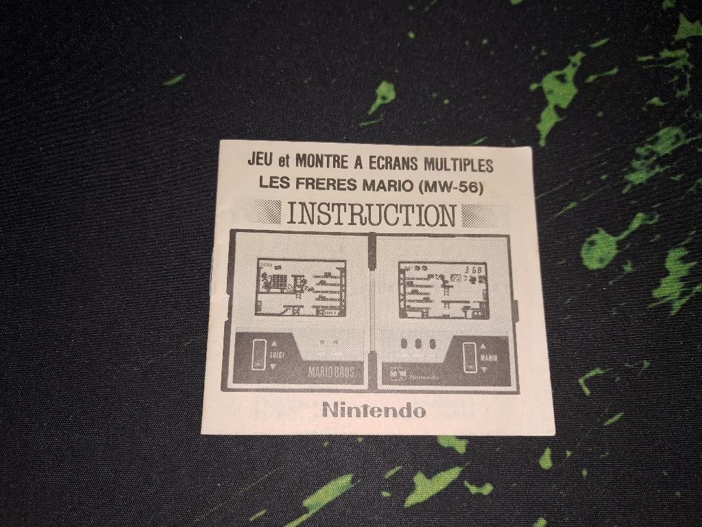Nintendo Game & Watch instructie boekje, Games en Spelcomputers, Spelcomputers | Nintendo Portables | Accessoires, Ophalen of Verzenden