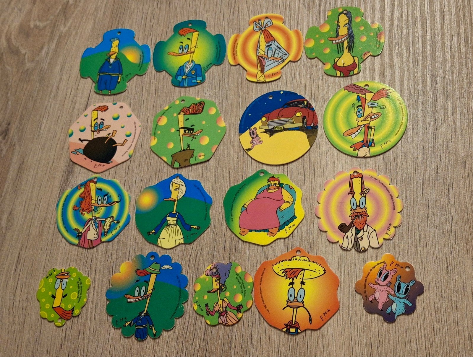 Lot de la série Croky Duckman de Flippo, Collections, Flippos, Enlèvement ou Envoi, Flippos en vrac