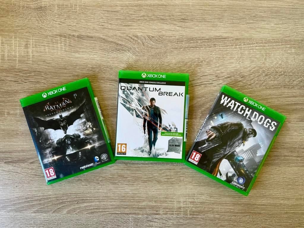 3 Xbox One games, Ophalen, Zo goed als nieuw