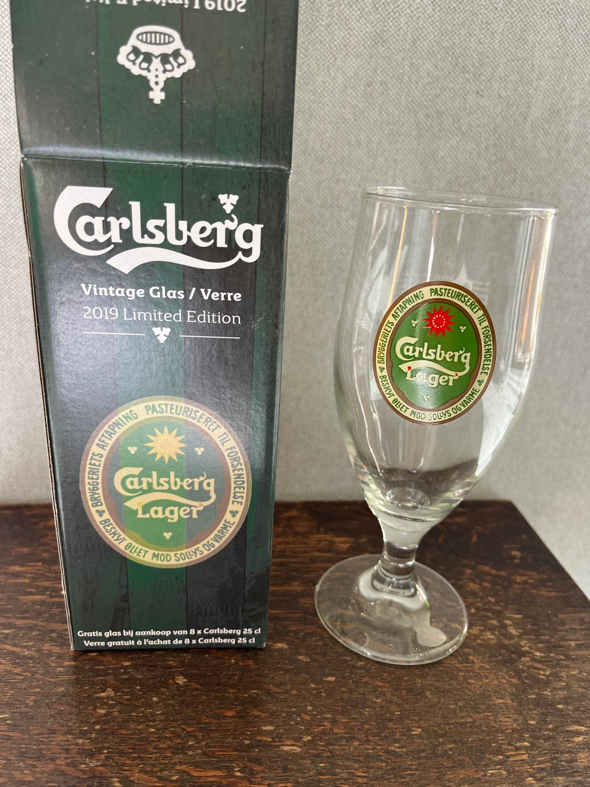 Carlsberg Lager Glass - 2019 - édition limitée, Enlèvement ou Envoi, Comme neuf