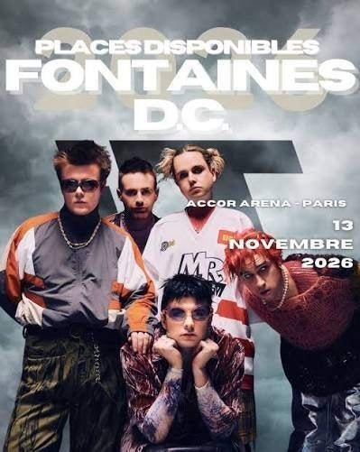 Places de concert FONTAINES DC - Accor Arena - 13/11/2026, Tickets & Billets
