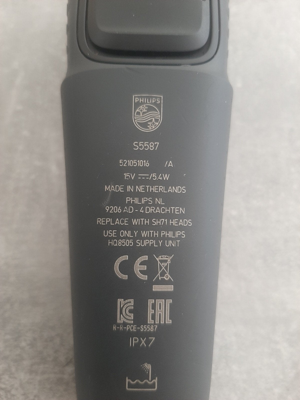 philips series 5000 SkinIQ wet & dry, Ophalen of Verzenden, Zo goed als nieuw, Scheren en Epileren
