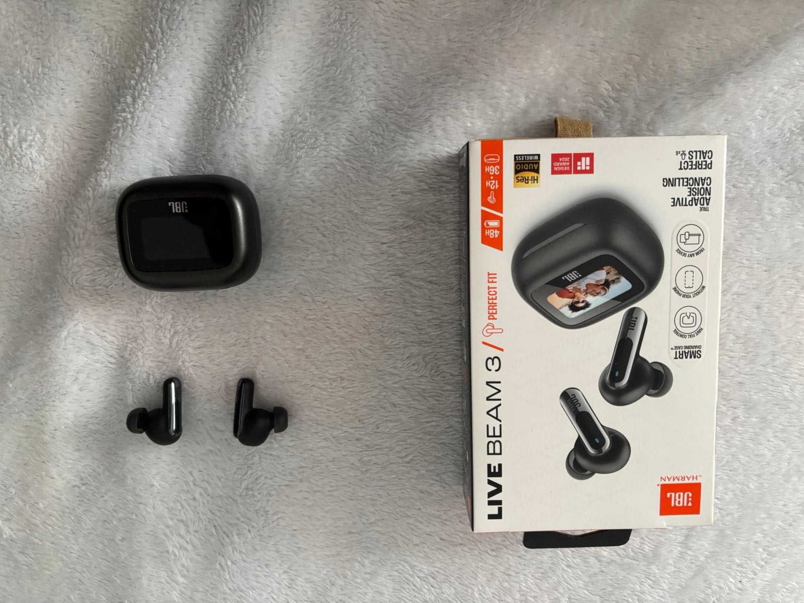 JBL Live Beam 3, Audio, Tv en Foto, Hoofdtelefoons, Ophalen, In-ear, JBL, Draadloos