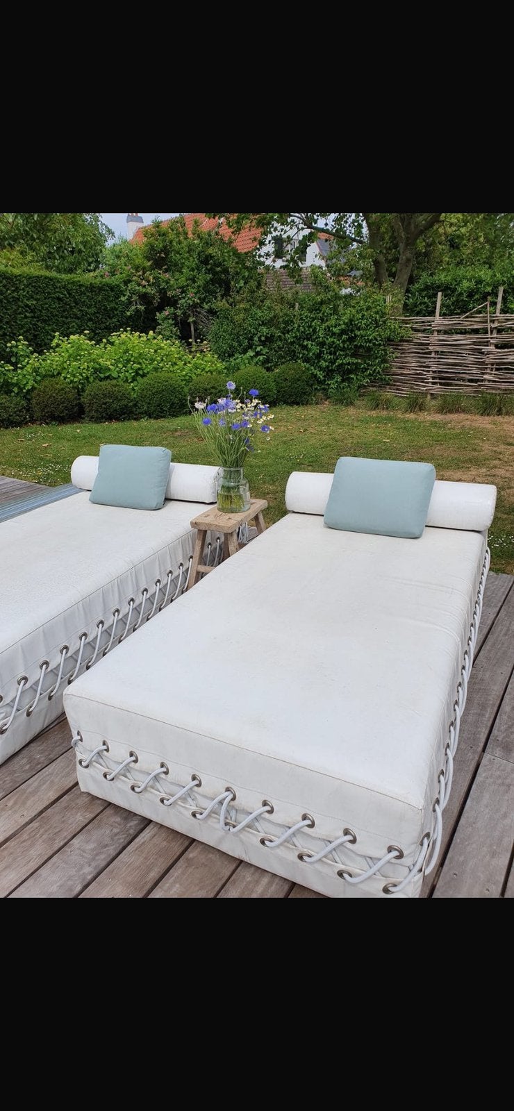 Ligbed le couchon, Jardin & Terrasse, Chaises longues, Enlèvement, Comme neuf