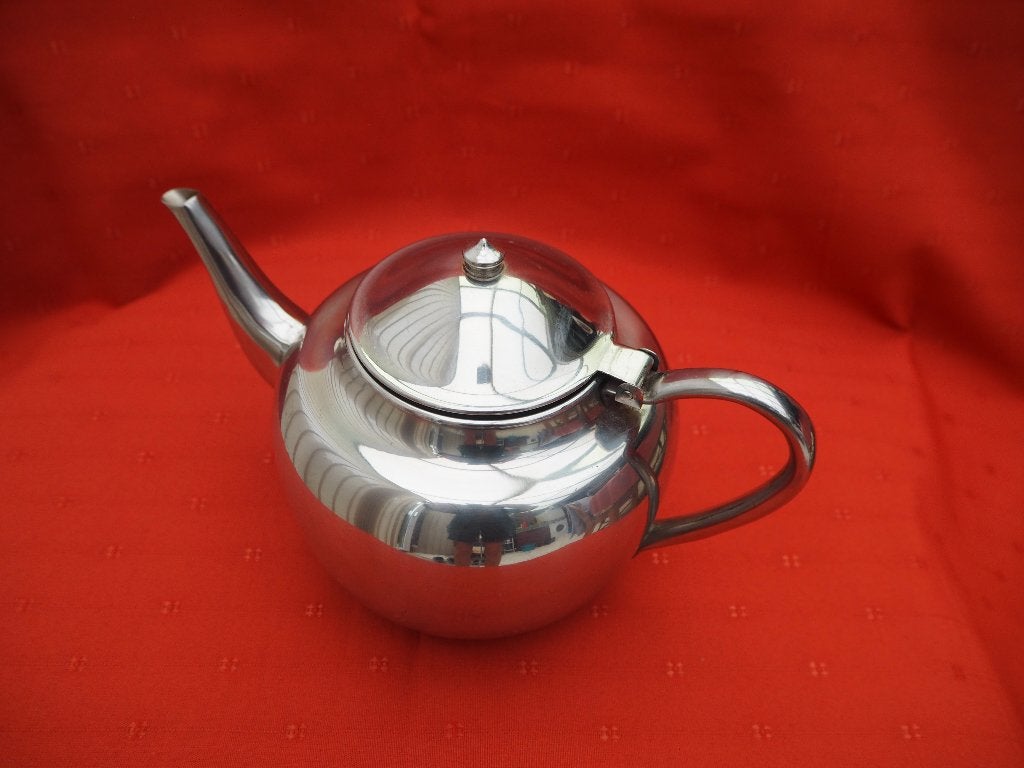 Inox theepot, Maison & Meubles, Cuisine | Vaisselle, Enlèvement, Théière