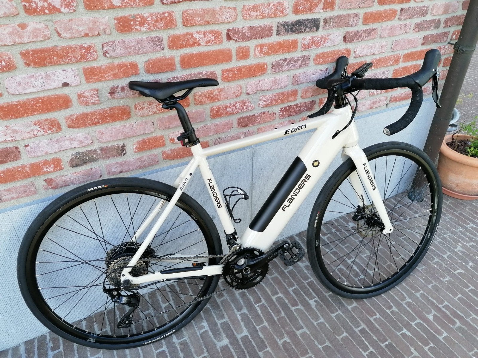Elektrische gravelbike Flanders E-GR01, Comme neuf, Enlèvement, 28 pouces, 50 à 53 cm