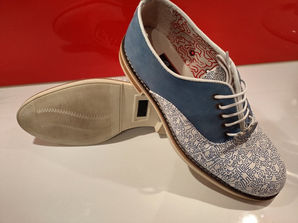 Keith Haring X Swear schoenen maat 42, Blauw, Ophalen of Verzenden, Zo goed als nieuw, SWEAR