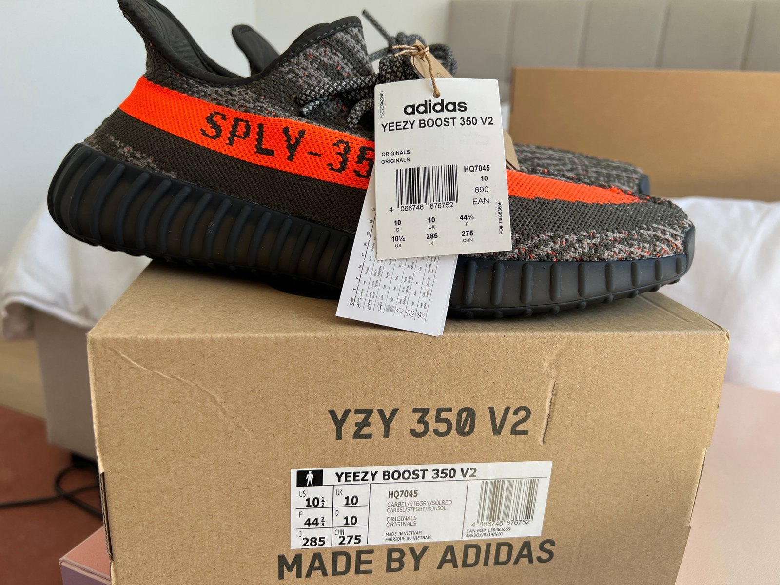 Yeezy 350 maat 44,5, Enlèvement, Neuf, Baskets
