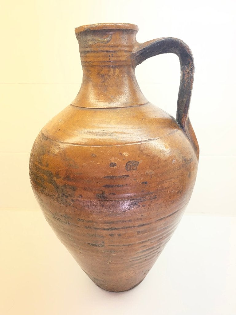 antieke terracotta kruik, Ophalen of Verzenden