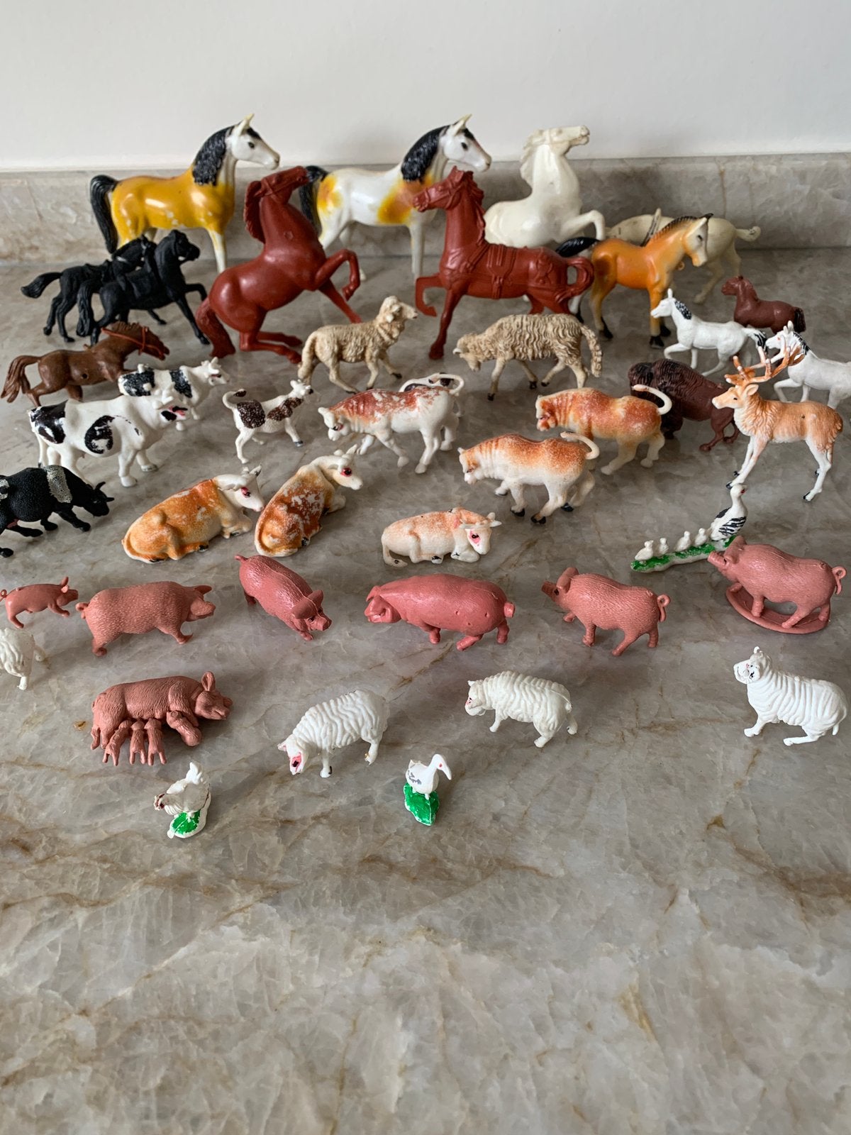 Collection d'animaux de la ferme 40 pièces, Enlèvement ou Envoi, Utilisé