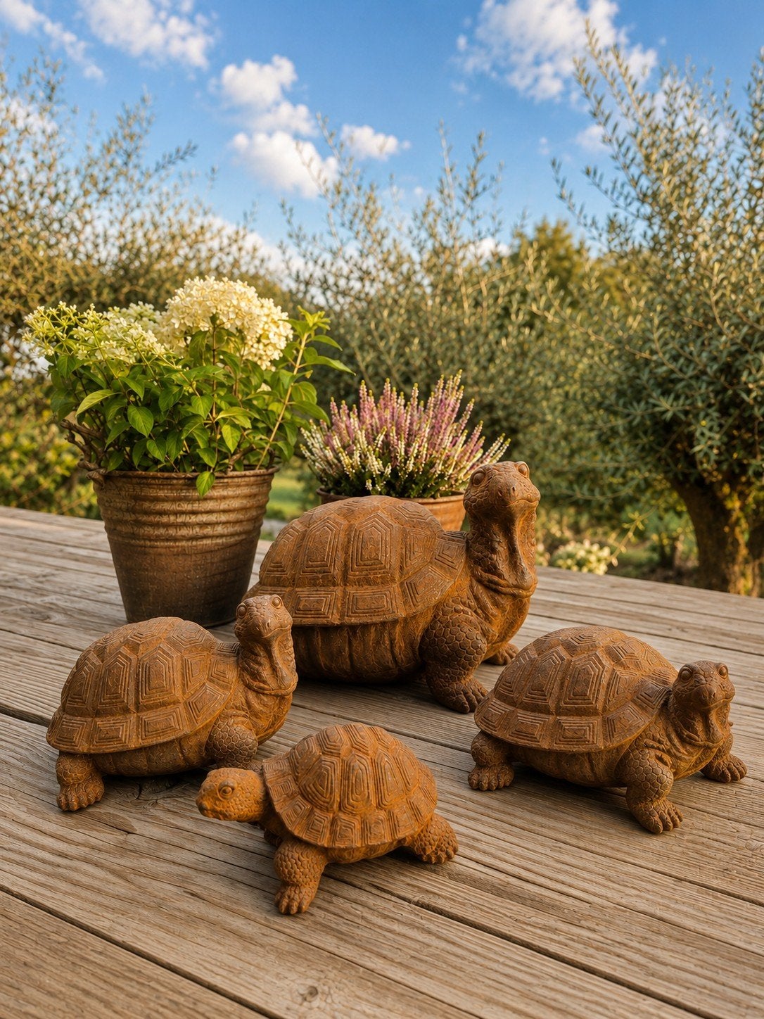 Tuindecoratie schildpadden, Tuin en Terras, Ophalen