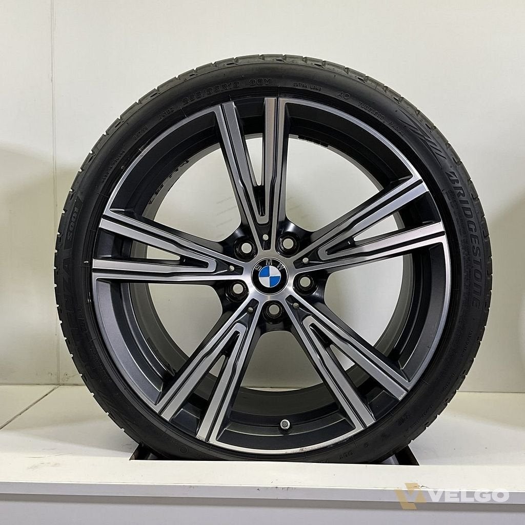 BMW 3 SERIE 2 SERIE 4 SERIE BREEDSET VELGEN + ZOMERBANDEN 19, Auto-onderdelen, 19 inch, Gebruikt, -, -