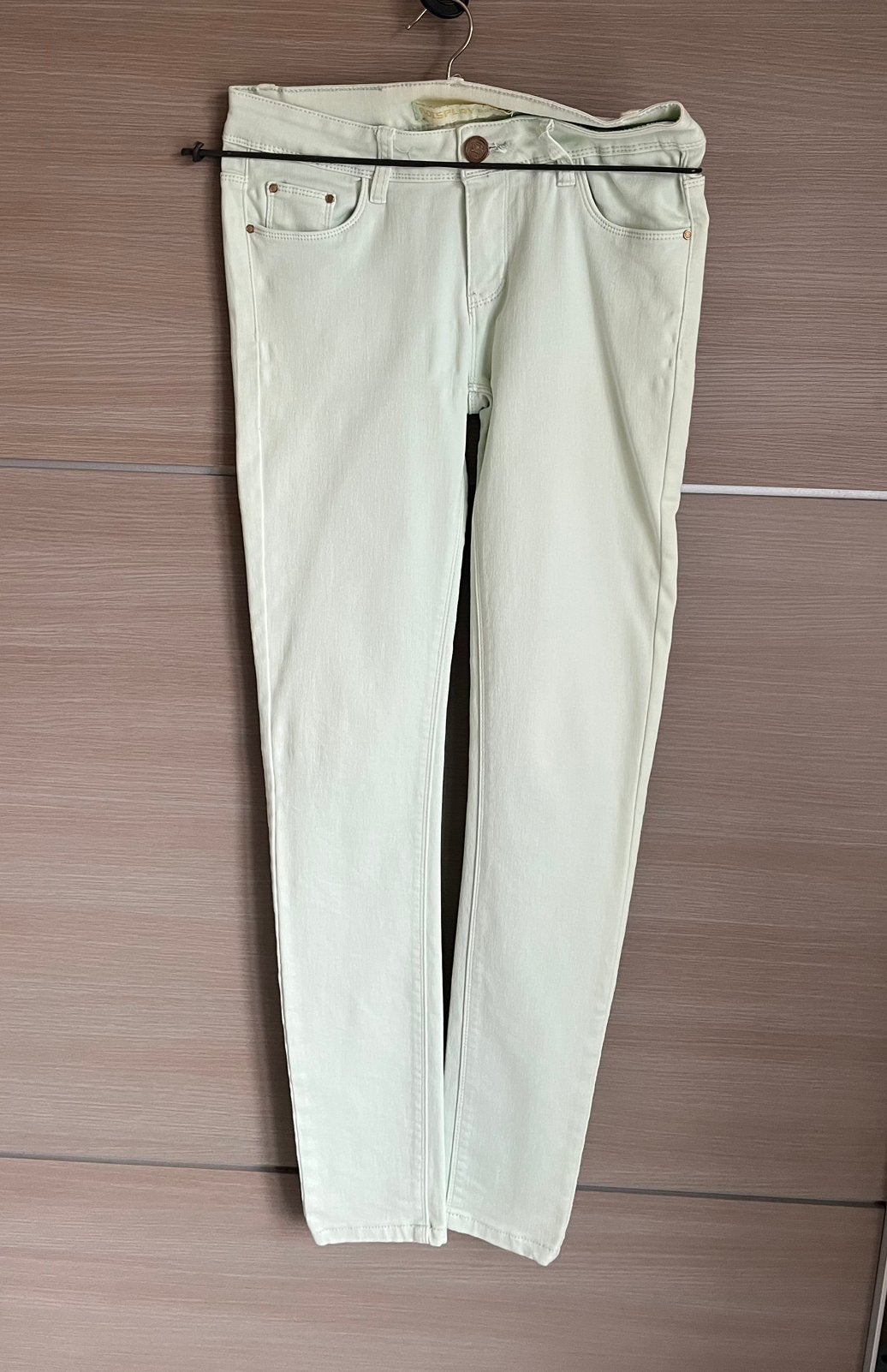 Lichtgroene broek Coton - maat 38, Vêtements | Femmes, Culottes & Pantalons, Enlèvement ou Envoi, Comme neuf, Taille 38/40 (M)