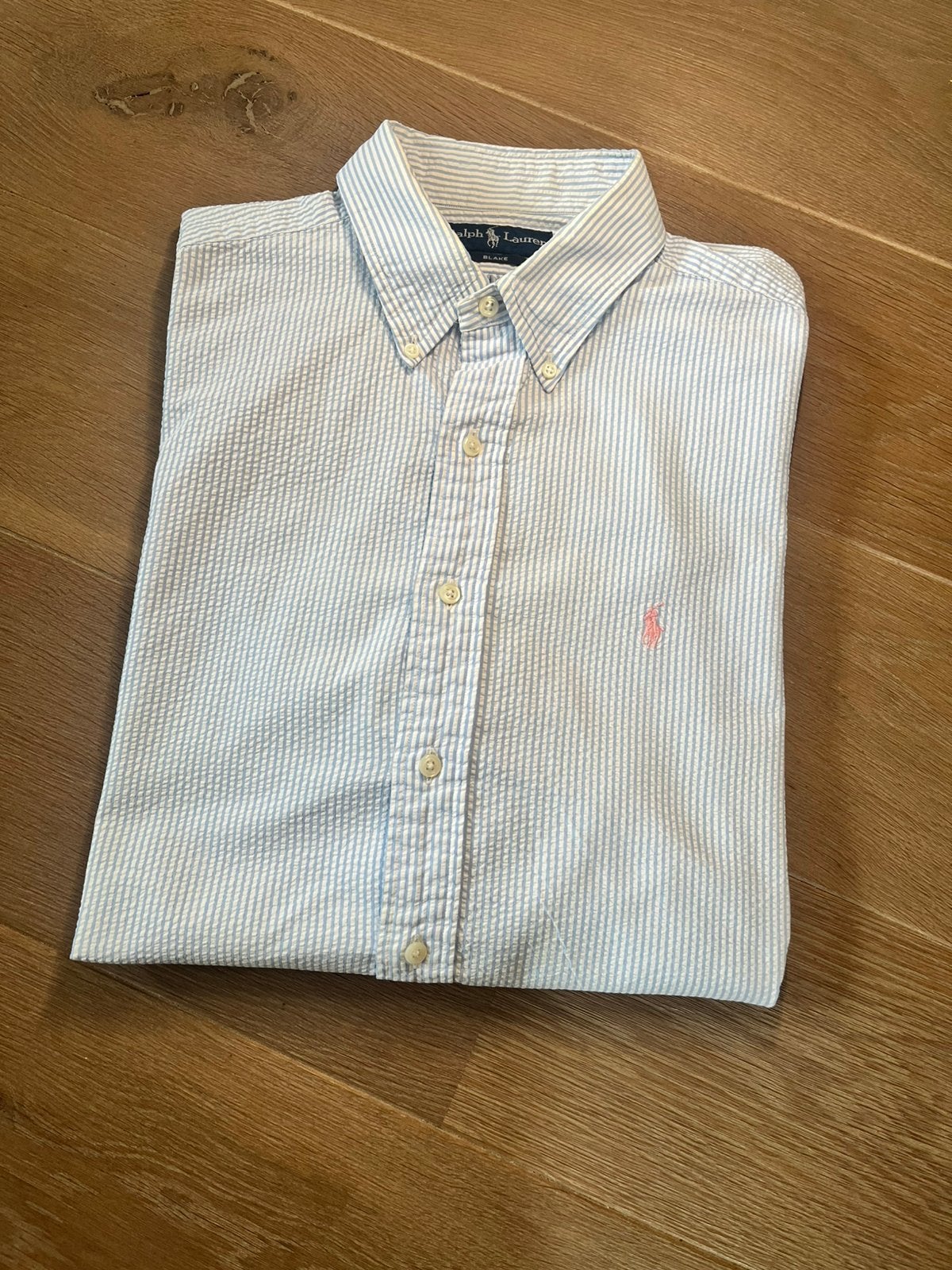 Ralph lauren hemd, Ophalen, Zo goed als nieuw, Wit, Halswijdte 43/44 (XL)