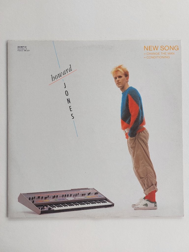 Howard Jones - New Song/Change The Man/Conditioning (Maxi), LP, Gebruikt, Ophalen of Verzenden, Elektronisch