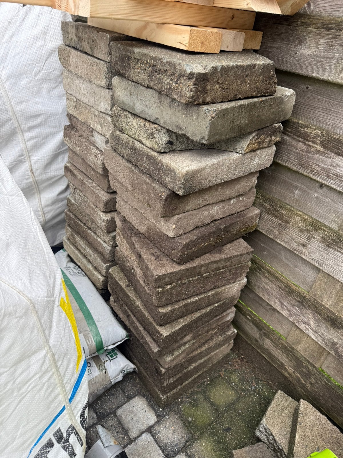 Beton dals 30x30x5, Ophalen, Gebruikt, /, /