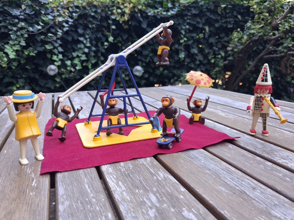 Playmobil Set 3726 - Prestatie van de chimpansee, Ophalen, Gebruikt, Complete set, Overige typen