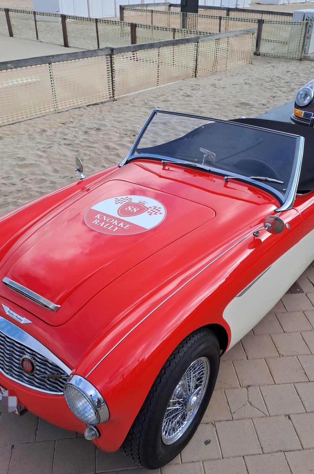 Austin Healey 3000 Bm 1960 Mk2, Autos, Rouge, Cabriolet, Boîte manuelle, 2 portes